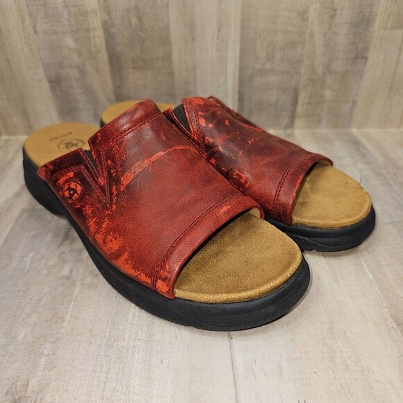 Ariat Woman's Size 8B Bridgeport Slides Sandals - Picture 1 of 12